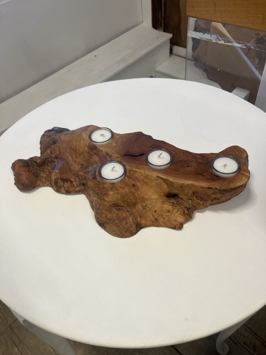 Bougeoirs: Holz teelichthalter – D'occasion à Burg AG par ala_cx8x