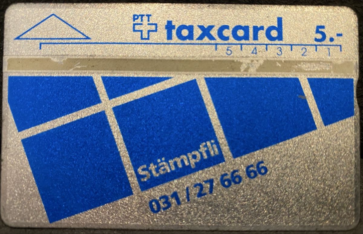 Telefon- & Taxkarten: P-taxcard – Gebraucht aus Lausanne von babacard10