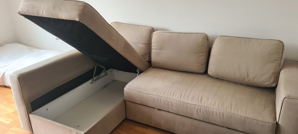 Sofa Bed IKEA MÅNSTAD With Bed Drawer | Kaufen Auf Ricardo