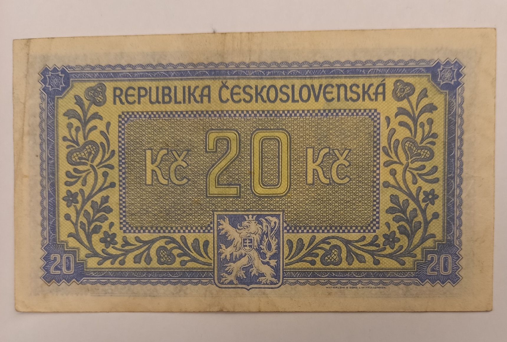 Banconote: 20 Korun Cecoslovacchia 1945 – Usato da Minusio venduto da epp_cty9 1