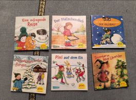 Pixi Buecher Sammlung, Winter Geschichten, 6 Stueck