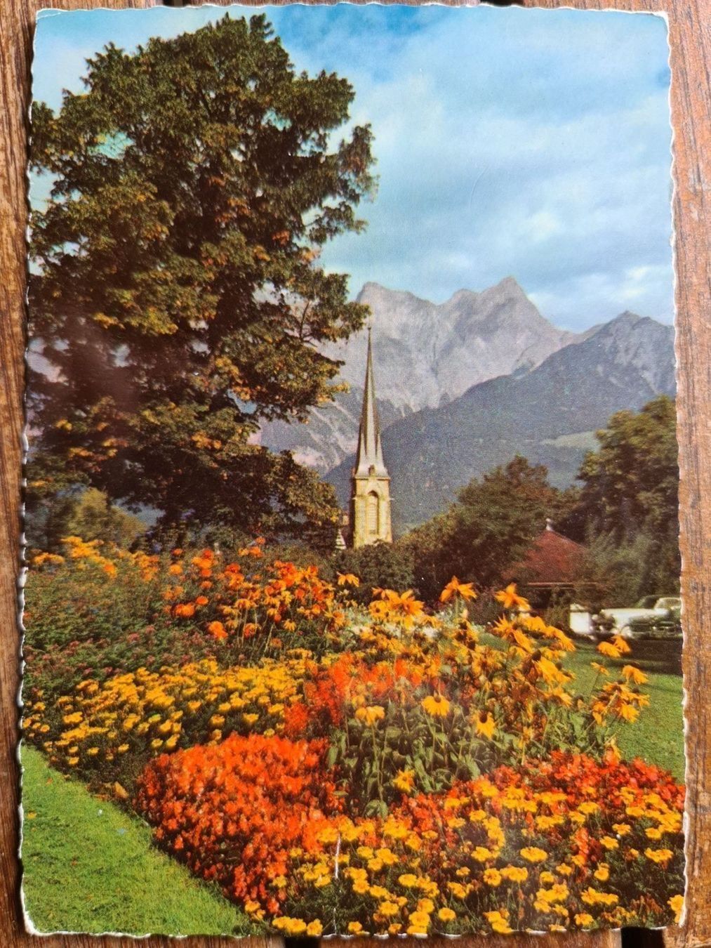 Cartoline postali: Ansichtskarte Bad Ragaz Kurpark 1965 – Usato da Dintikon venduto da Vexi