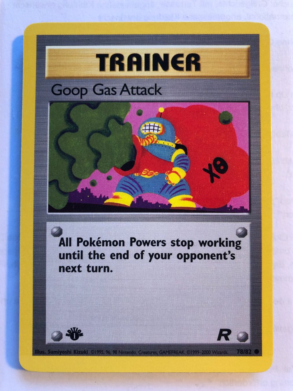 Sammelbilder & Trading cards: Goop Gas Attack 1st Team Rocket - MINT - ab 1.- – Gebraucht aus Giubiasco von dan_pr8b
