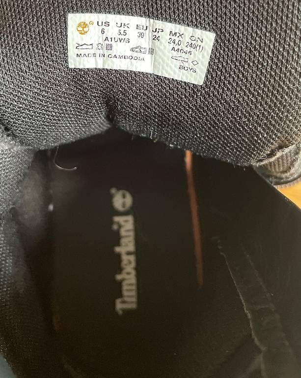 Timberland Scarpe da uomo: Timberland Schuhe, schwarz, Gr. 39 – Usato da Jona venduto da Tr3s 3