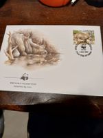 Swaziland WWF 1987 - Premier jour émission Rhino rare!