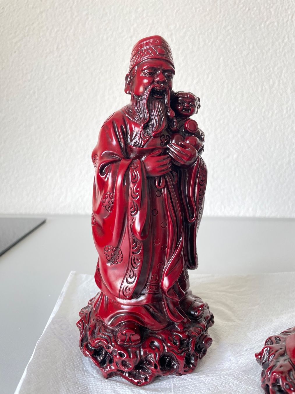 Statuette: chinesische Statuen, Glück 3 Stück – Usato da Hochdorf venduto da FlordeCebo