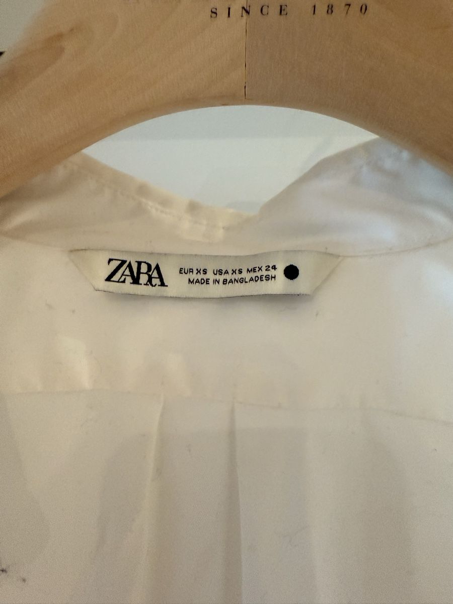 Zara Camicette: Zara Bluse, Oversize, Weiss, Gr. XS – Usato da Volketswil venduto da habibeoez 1