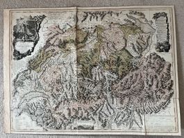 Nouvelle Carte De La Suisse W. Faden 1778
