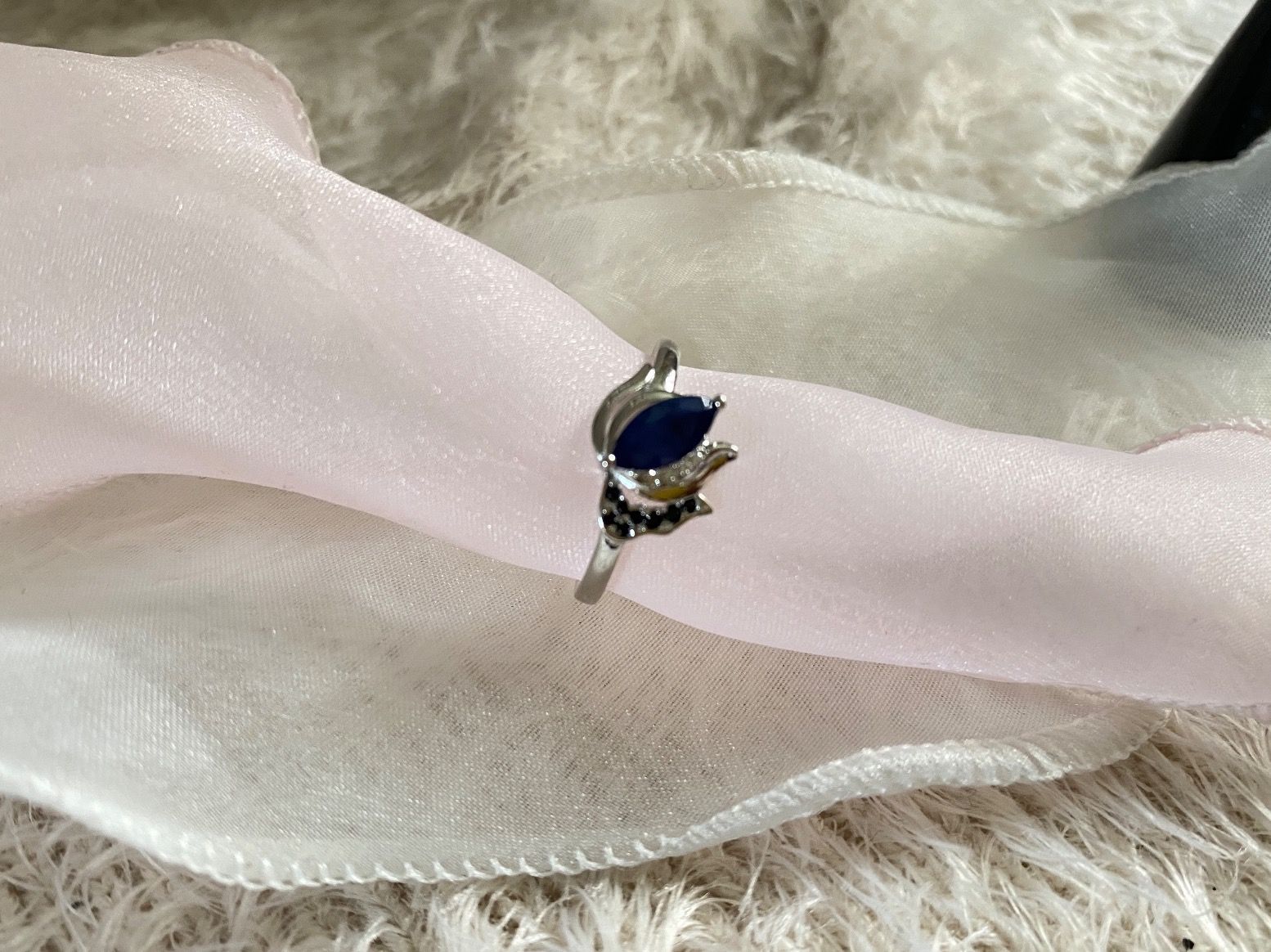 Ringe: Ring blauer Saphir  Grösse 55 Silber 925 Sterling – Neu (gemäss Beschreibung) aus Zürich von LIBELLA13 3