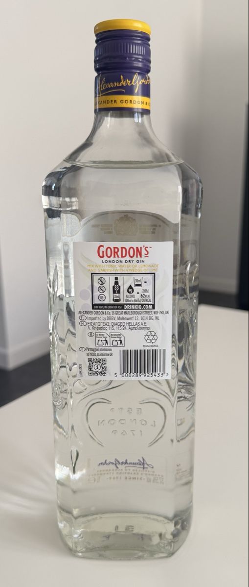Bevande alcoliche: GORDON’S LONDON DRY GIN – Nuovo e nell'imballaggio originale da Tavannes venduto da Blanc0o13 1