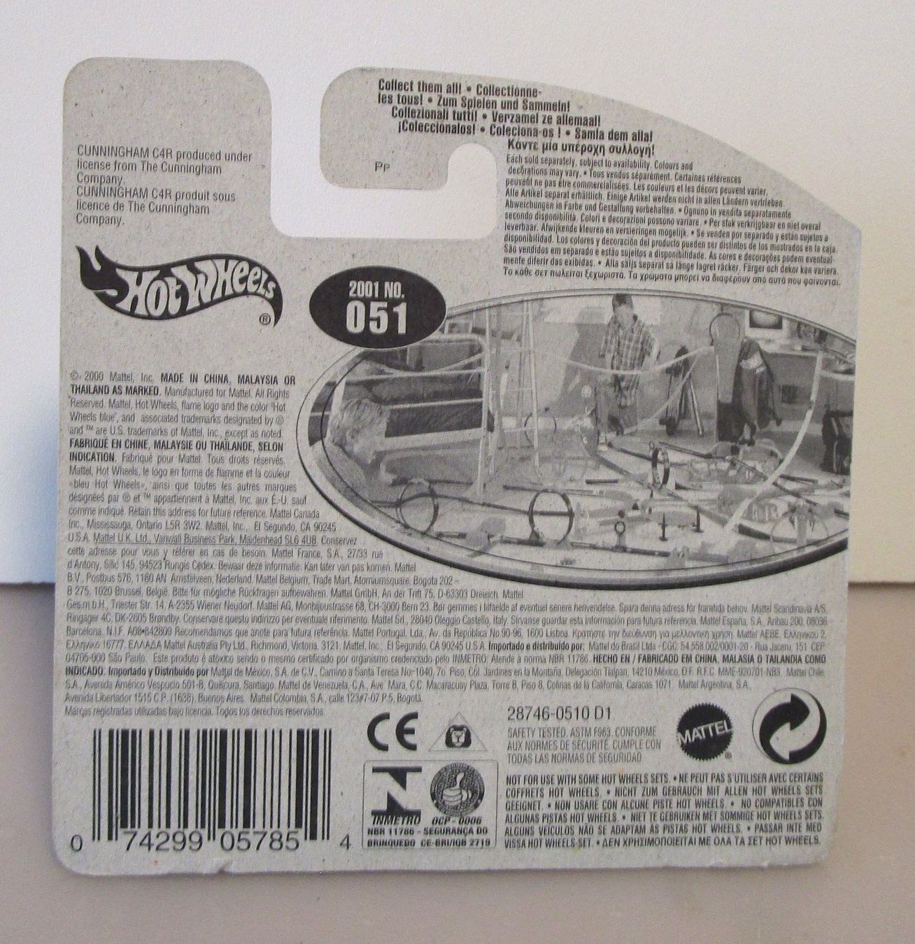Hot Wheels Modellautos: HOT WHEELS CUNNINGHAM C4R - 28746 – Neu und originalverpackt aus Chêne-Bourg von breno56 3