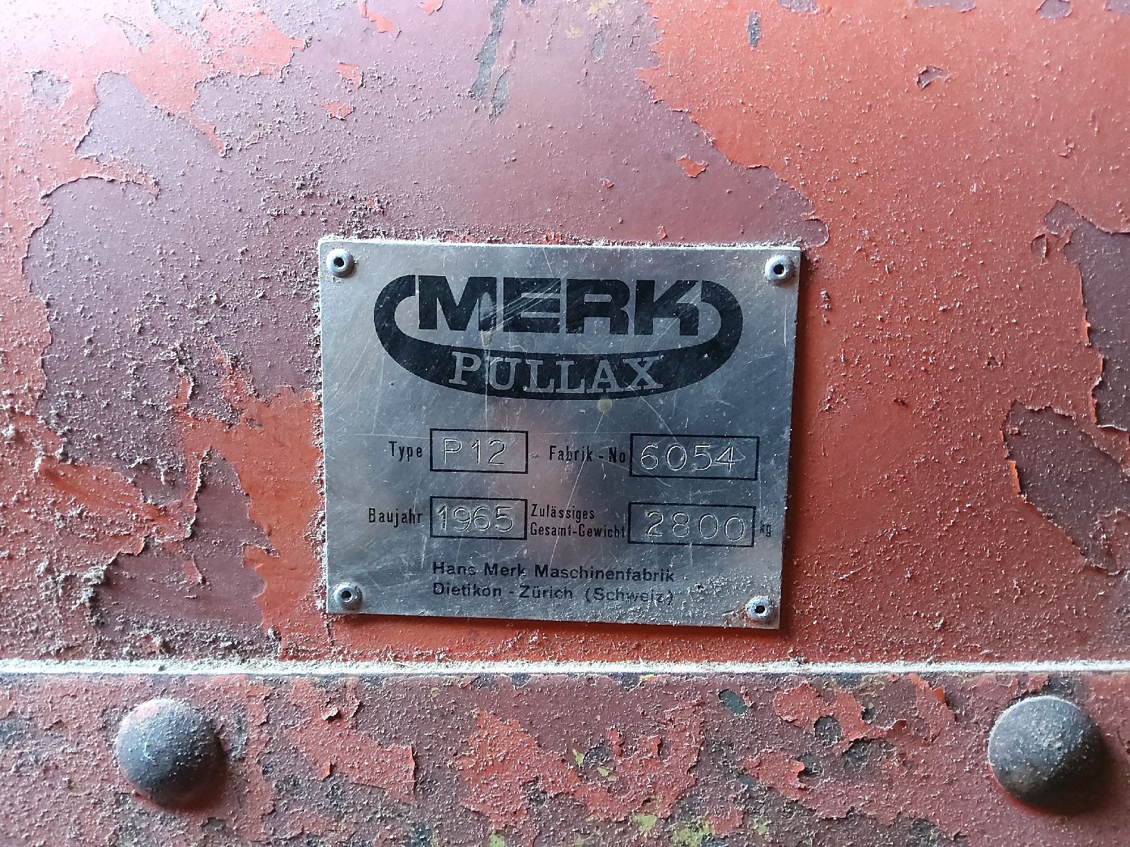 Alle Maschinen: Merk Pullax  – Gebraucht aus Aeschi b. Spiez von Merk-Pullax 2