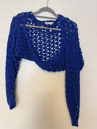 Pull&Bear Strickjacke, blau, S– Perfekt für den Sommer!