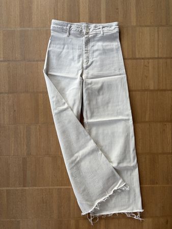 Zara straight Jeans Ecru, EU 36
