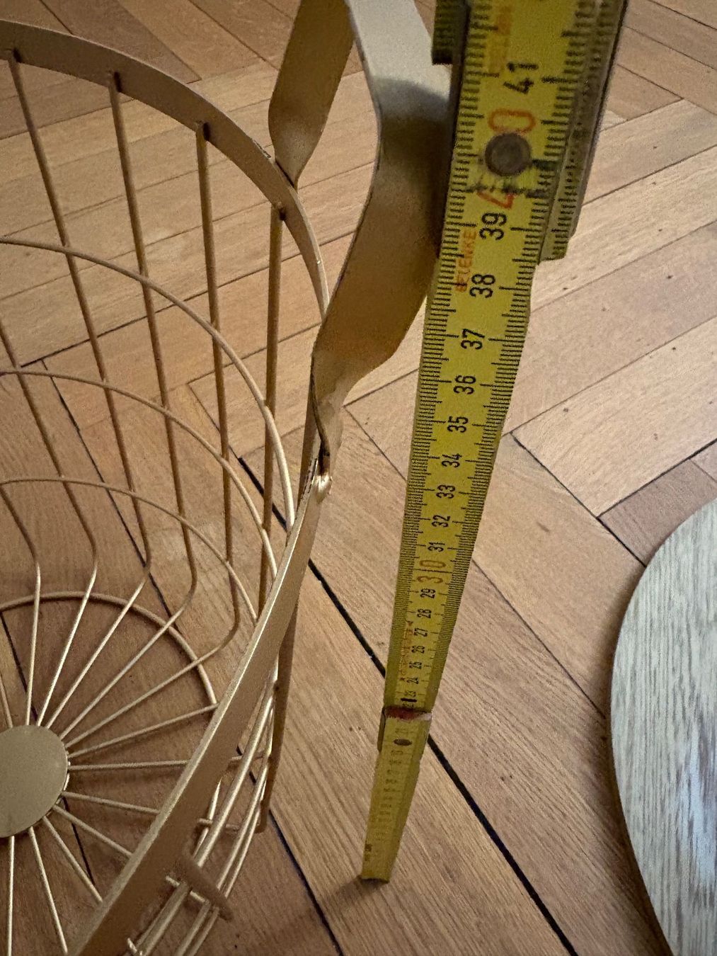 Altro per la casa: Drahtkorb gold mit Deckel – Usato da Zürich venduto da triangular 7