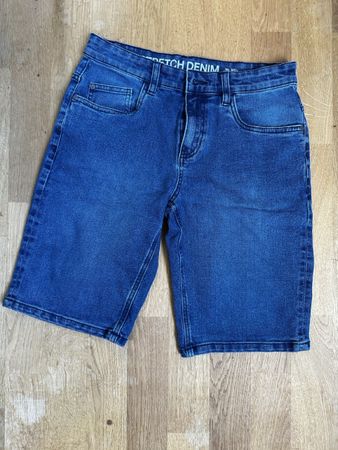 Denim Shorts Blue Stretch Denim Like New Condition Size 164