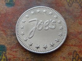 Jeton  "  JOE''S  /  NO  CASH  VALUE   "  (M)