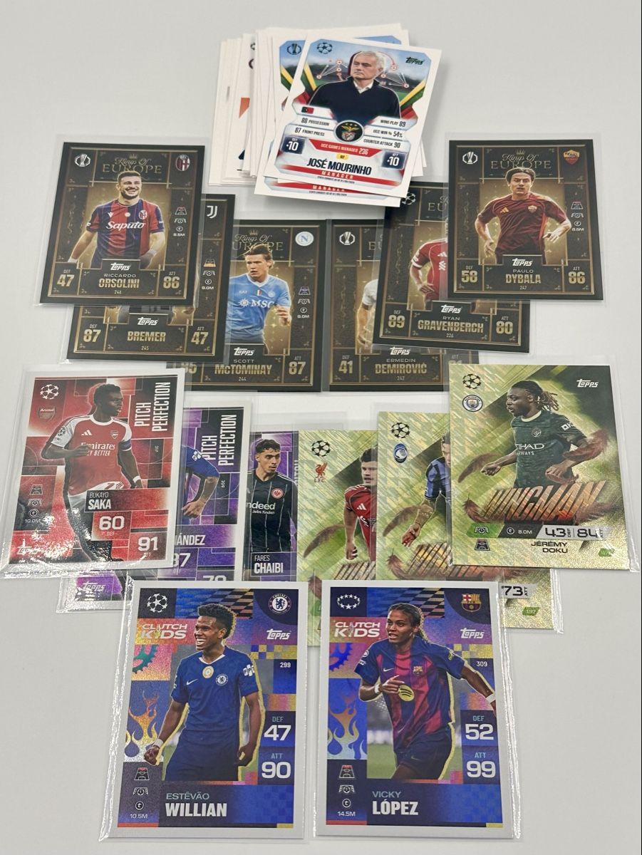 Topps Sammelbilder & Trading cards: Topps Match Attax CL Extra - Sammlung 39 Karten! – Neu (gemäss Beschreibung) aus Lyss von Swissmantis