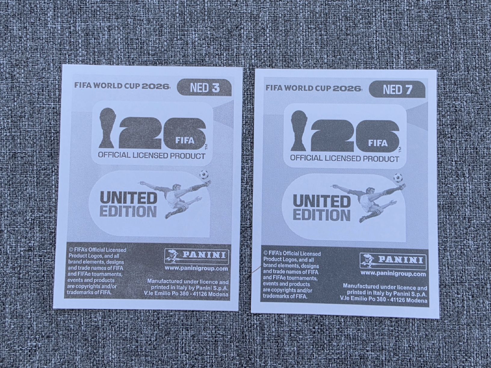 Panini Cartes à collectionner: FIFA WORLD CUP 2026 Stickers Virgil van Dijk Nathan Aké – Neuf (Voir description) à Muhen par Snowman78 1