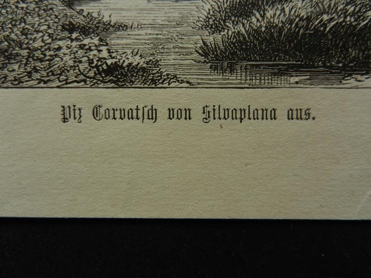 Gravures: Piz Corvatsch Silvaplana – D'occasion à Risch par Rischli15 2
