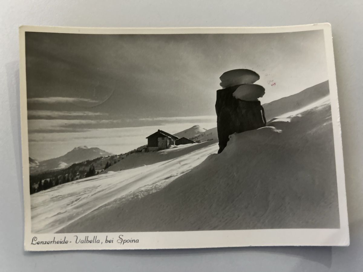 Cartoline postali: Alte Ansichtskarte Lenzerheide Valbella bei Spoina – Usato da Rüdlingen venduto da Lichee