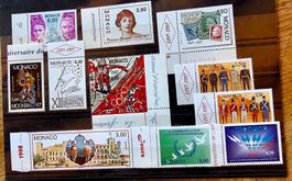 MONACO  timbres neufs ** 1997-98