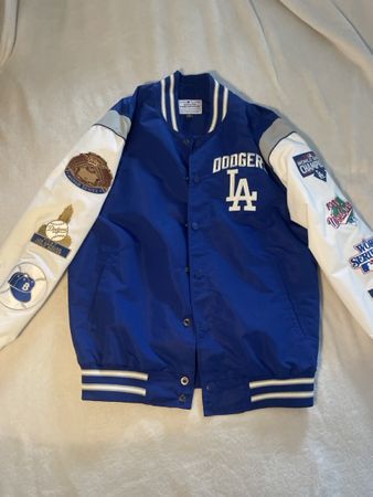 Veste baseball Los Angeles Dodgers World Series bleue