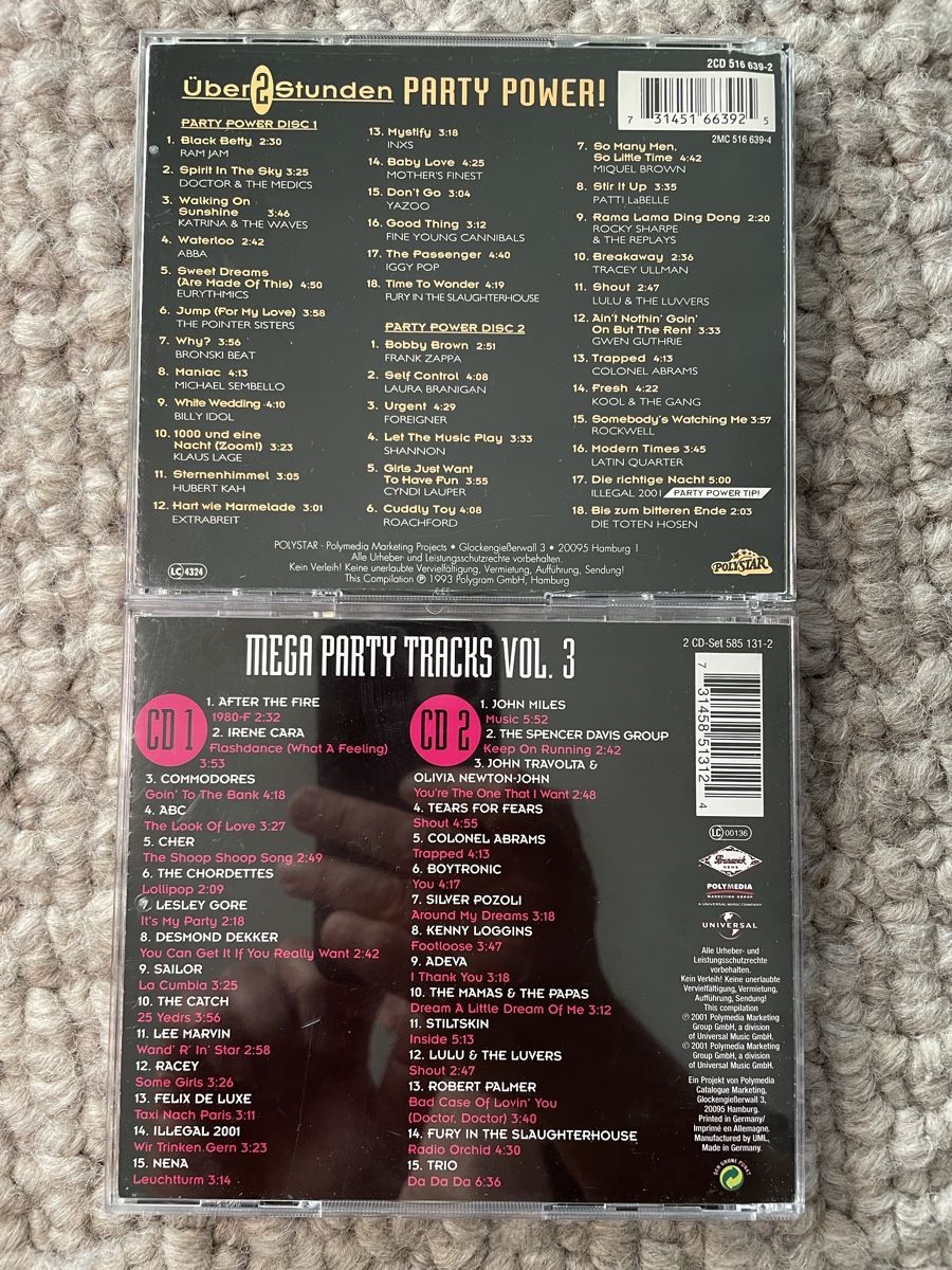 CD: Party Power Pack Vol. 2 + Mega Party Tracks Vol. 3 – Usato da Reinach AG venduto da trigger7811 1