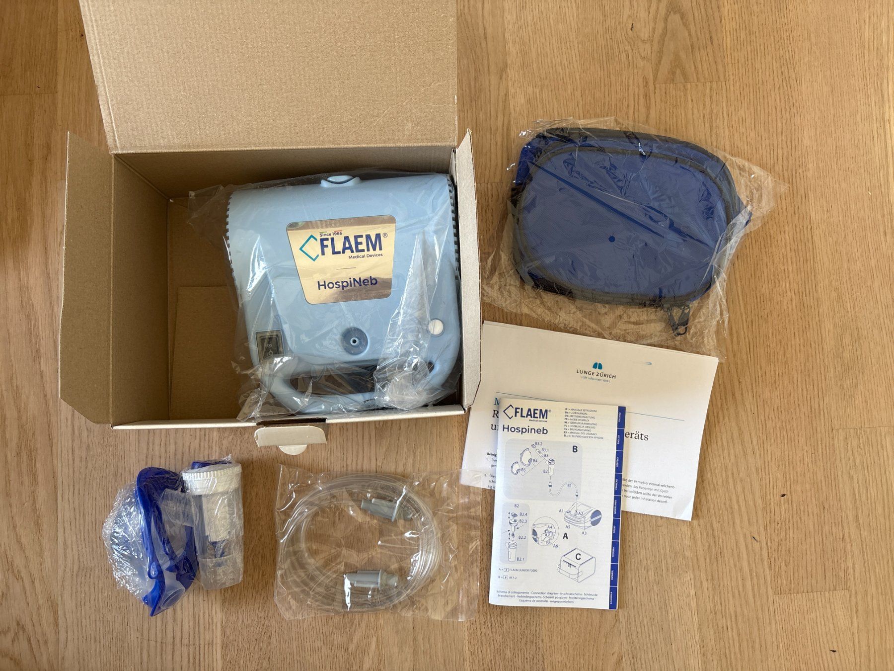 Attrezzature mediche: Flaem Inhalationsgerät HospiNeb | Neu – Nuovo e nell'imballaggio originale da Elgg venduto da Jo_Naj 1