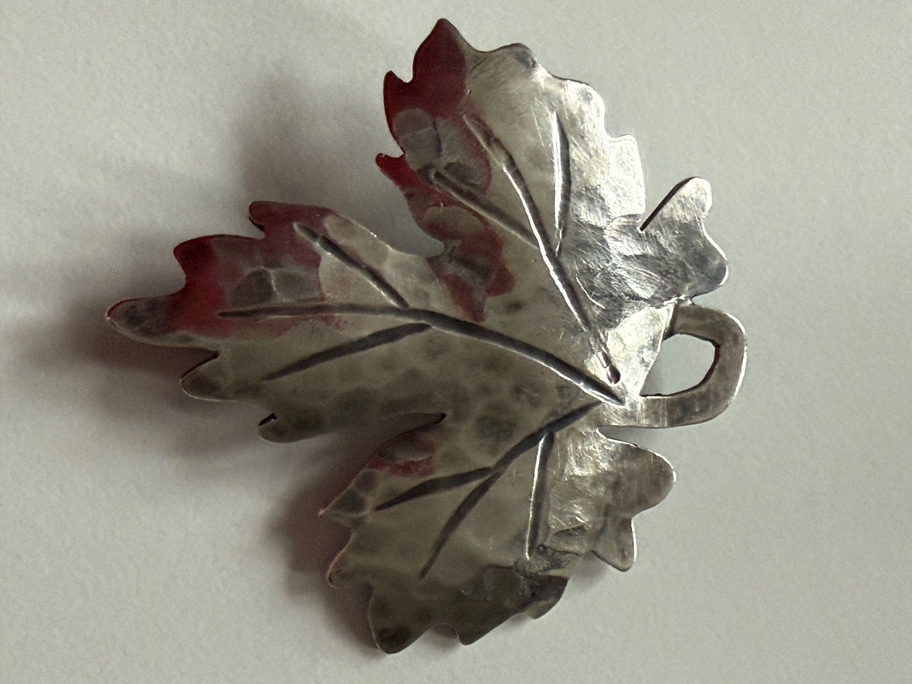 Spille & Fermagli: Vintage Brosche, Blattform, Silber 800 – Usato da Zürich venduto da leo0105 6