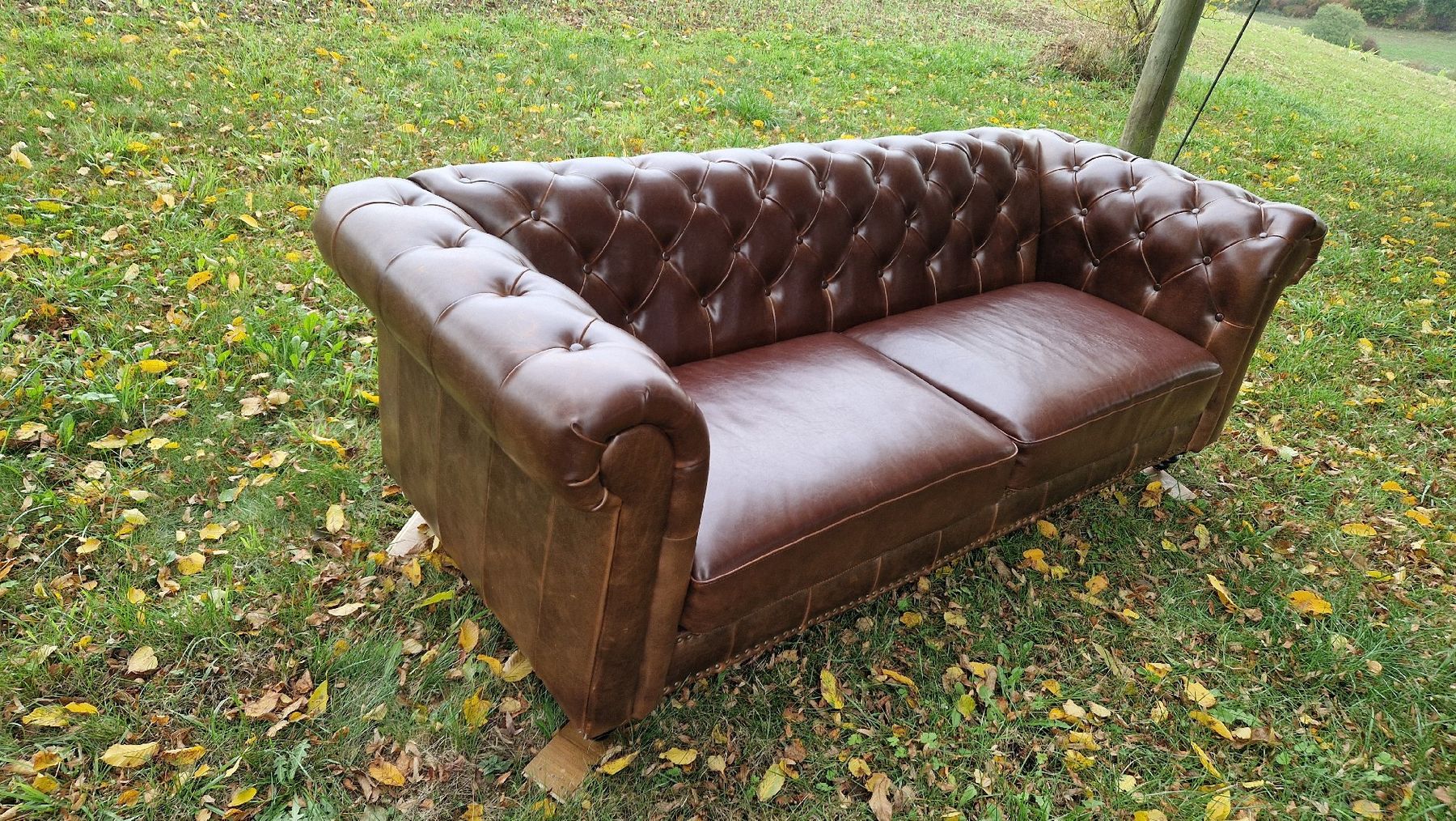 Chesterfield Sofas: Chesterfield Sofa. Leder – Gebraucht aus Schötz von dasso1163 4
