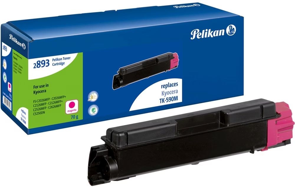 Pelikan Cartucce per stampanti & toner: Pelikan TK-590 M – Nuovo e nell'imballaggio originale da Rotkreuz venduto da vabu33 2