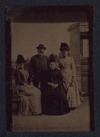 Fotografie Ferrotypie schick gekleidete 