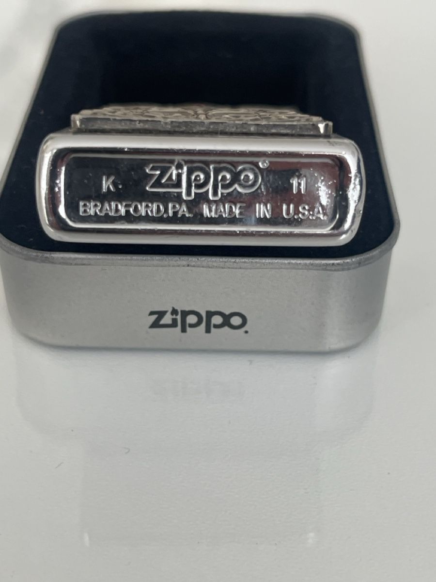 Zippo Accendini: Feine Zippo Feuerzeug Windproof Solid Brass ornate Design – Usato da Bassersdorf venduto da VERO-EN 3