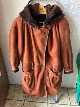 Echt Lammpelzjacke ca. Grösse 44, braun