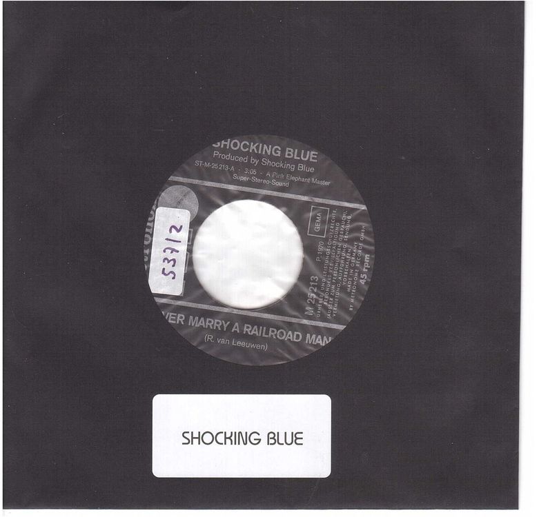 VINYL 7 SHOCKING BLUE - ROLL ENGINE ROLL (Gebraucht) in Oberwil