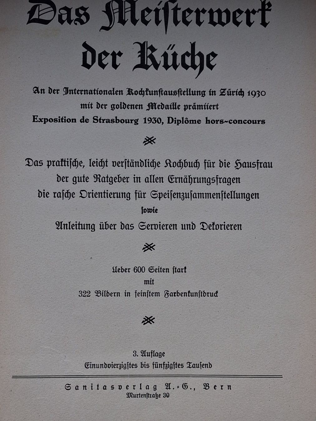 Bücher: Buch - Das Meisterwerk der Küche – Gebraucht aus Tägerig von rob_psv5 1