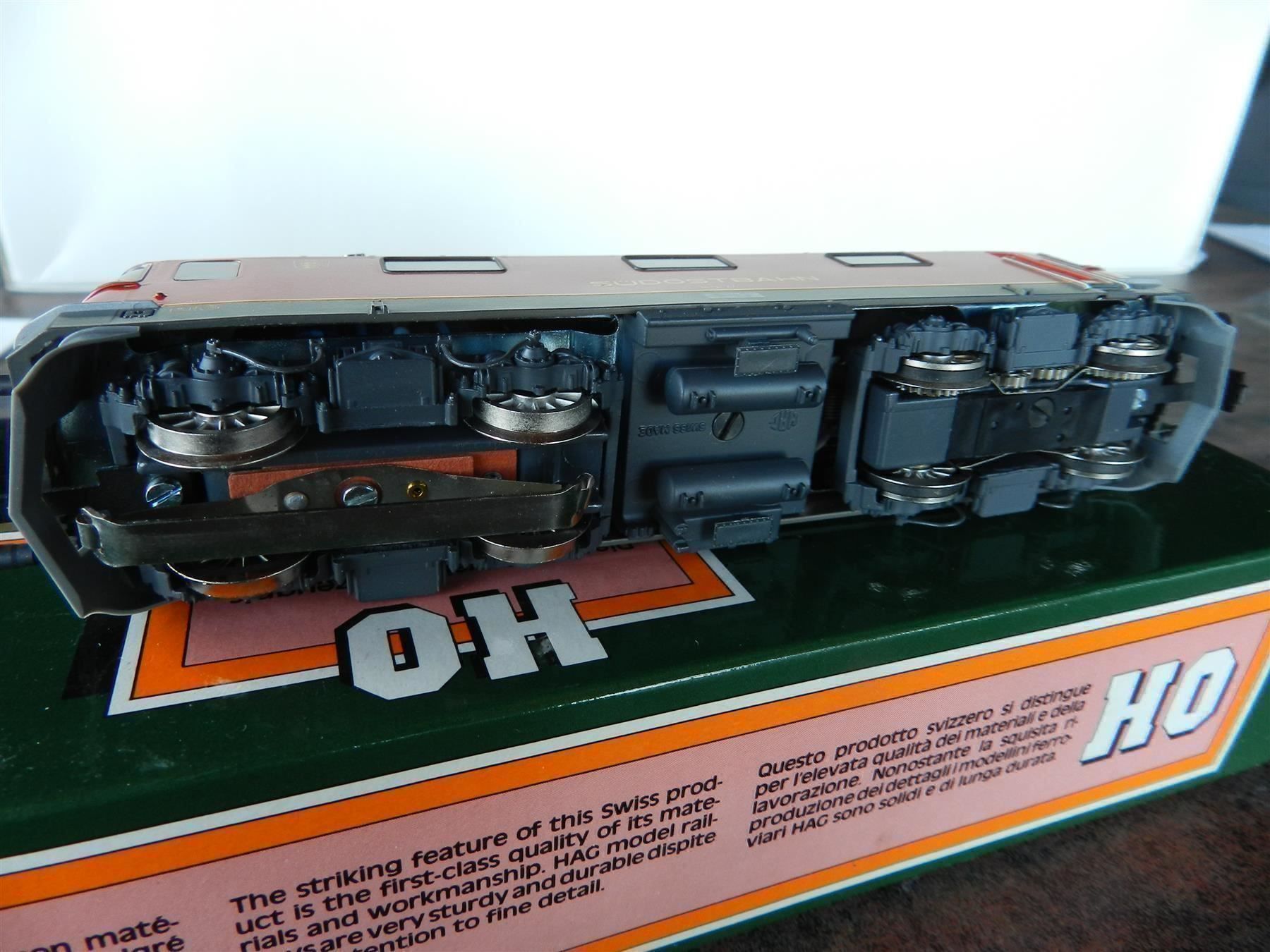 Hag Modellini di ferrovie: H0 AC HAG E-Lok Re 4/4 III SOB rot – Nuovo (secondo la descrizione) da Arzier-Le Muids venduto da elocin83 5