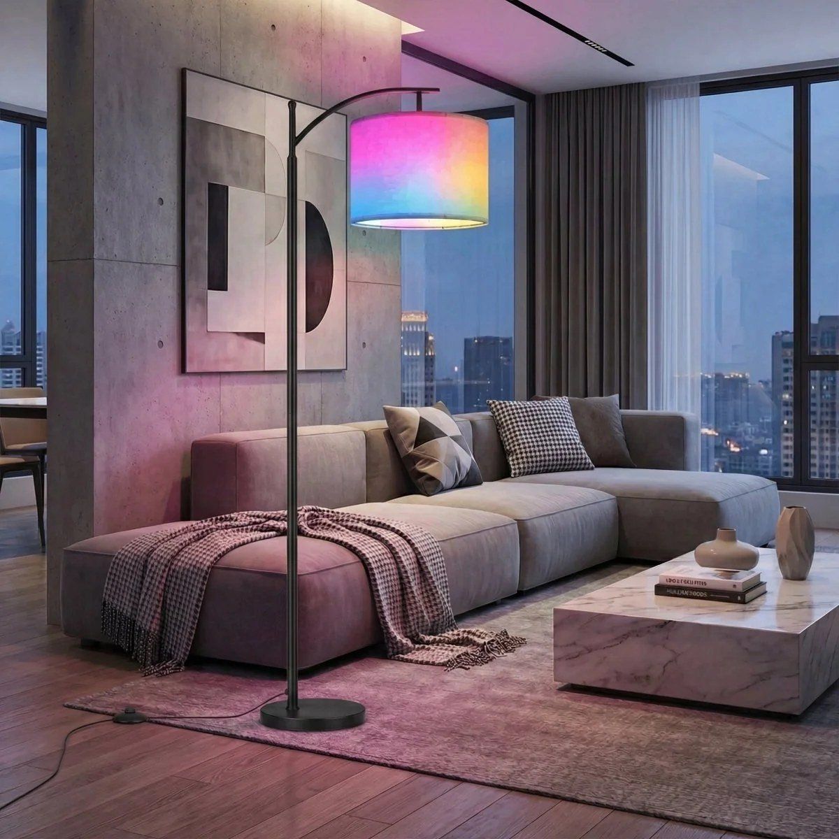Lampes: Lampadaire LED moderne Bluetooth avec télécommande – Neuf avec emballage d'origine à Vernier par ton_m8qt 4