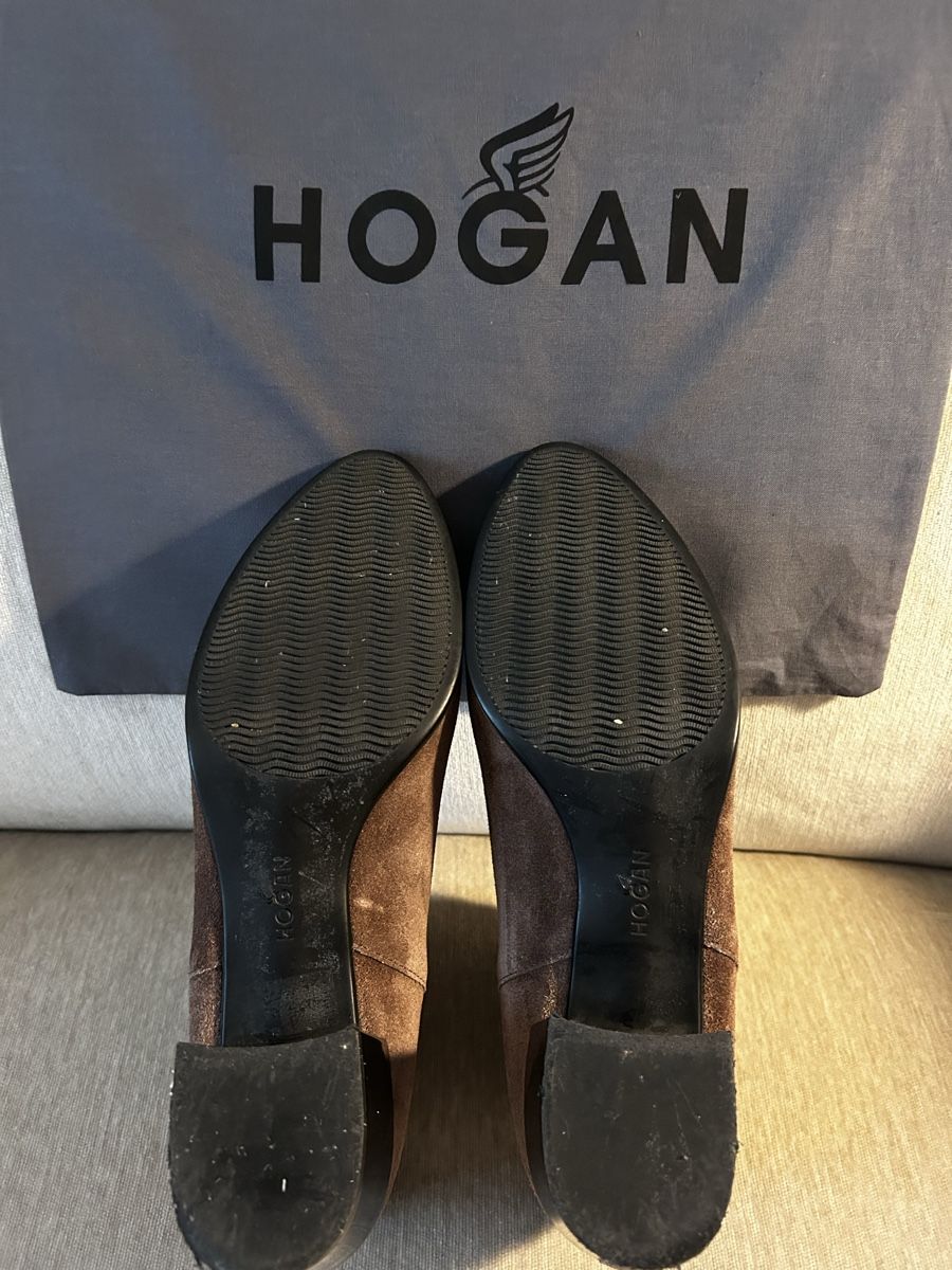 Hogan Scarpe da donna: HOGAN Ankleboots Wildleder braun – Usato da Zürich venduto da Viel_Freude_8 7