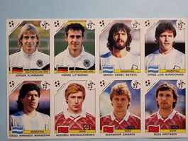 1990 panini italia 90 bogen mit maradona,klinsmann etc.