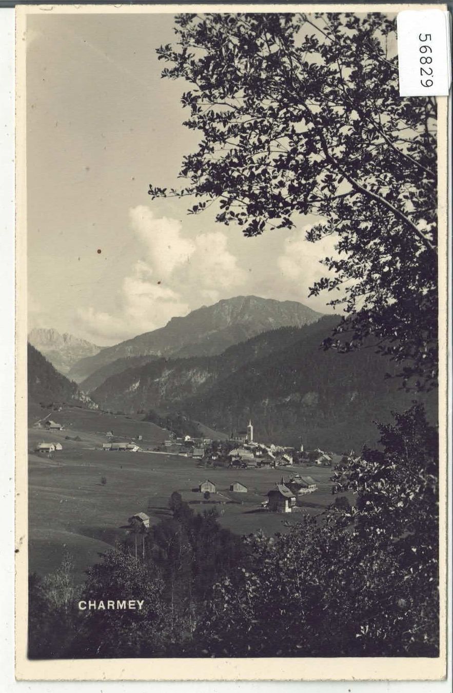 Cartoline postali: Charmey - Vue generale – Usato da Ettingen venduto da Kartenplanet