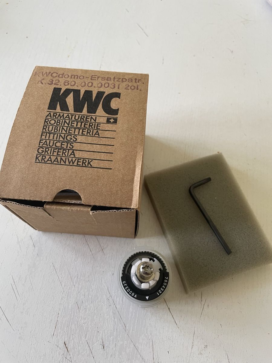 Kwc Rubinetteria: KWC STEUERPATRONE / KARTUSCHE ORIGINAL – Nuovo e nell'imballaggio originale da Itingen venduto da sette