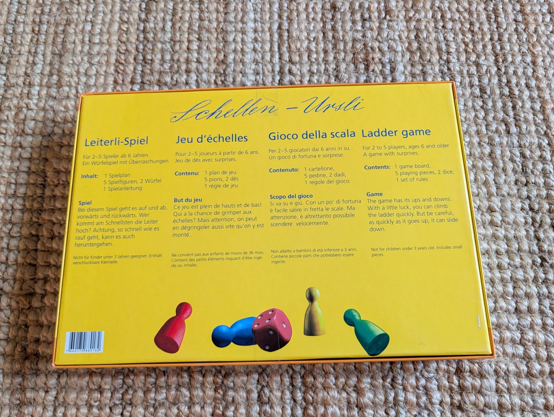 Jeux: Schellen-Ursli Leiterli-Spiel – D'occasion à Nänikon par Haexli_70 4