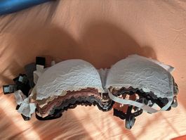 Spitzen-BHs in 5 Farben (Schwarz, Grau, Rosa, Beige, Weiss)