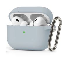 Airpods 4 Hülle mit Karabiner grau Air Pods