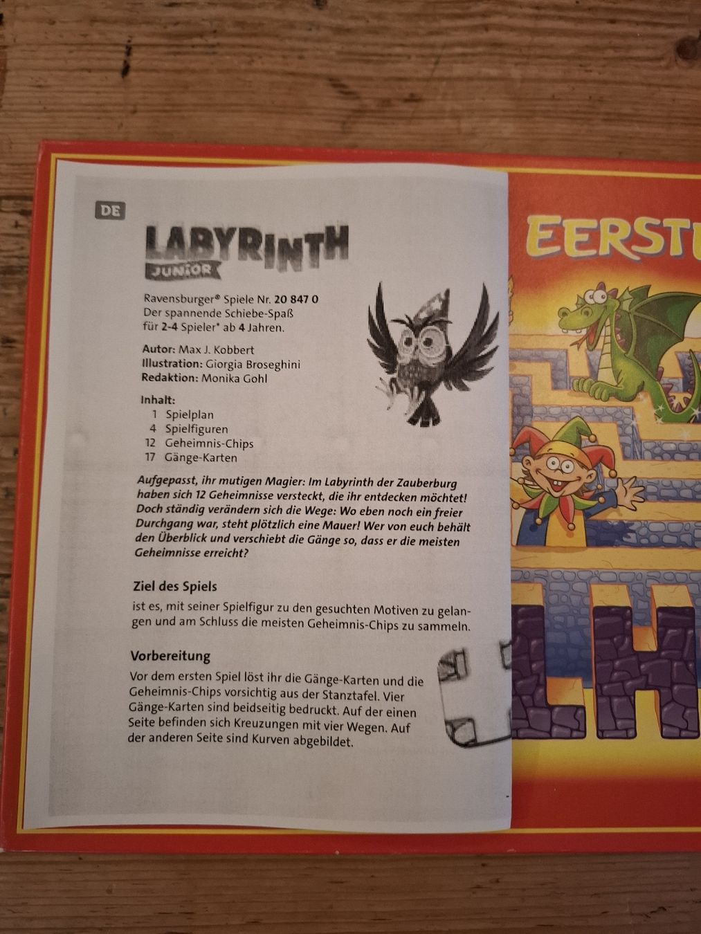 Ravensburger Spiele: Ravensburger Labyrinth Junior – Gebraucht aus Männedorf von Einhornmama 3