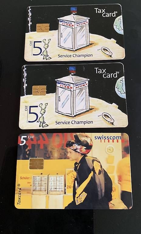Cartes de téléphone: 3 TAX CARD SWISSCOM – D'occasion à Renens VD par the_j68r