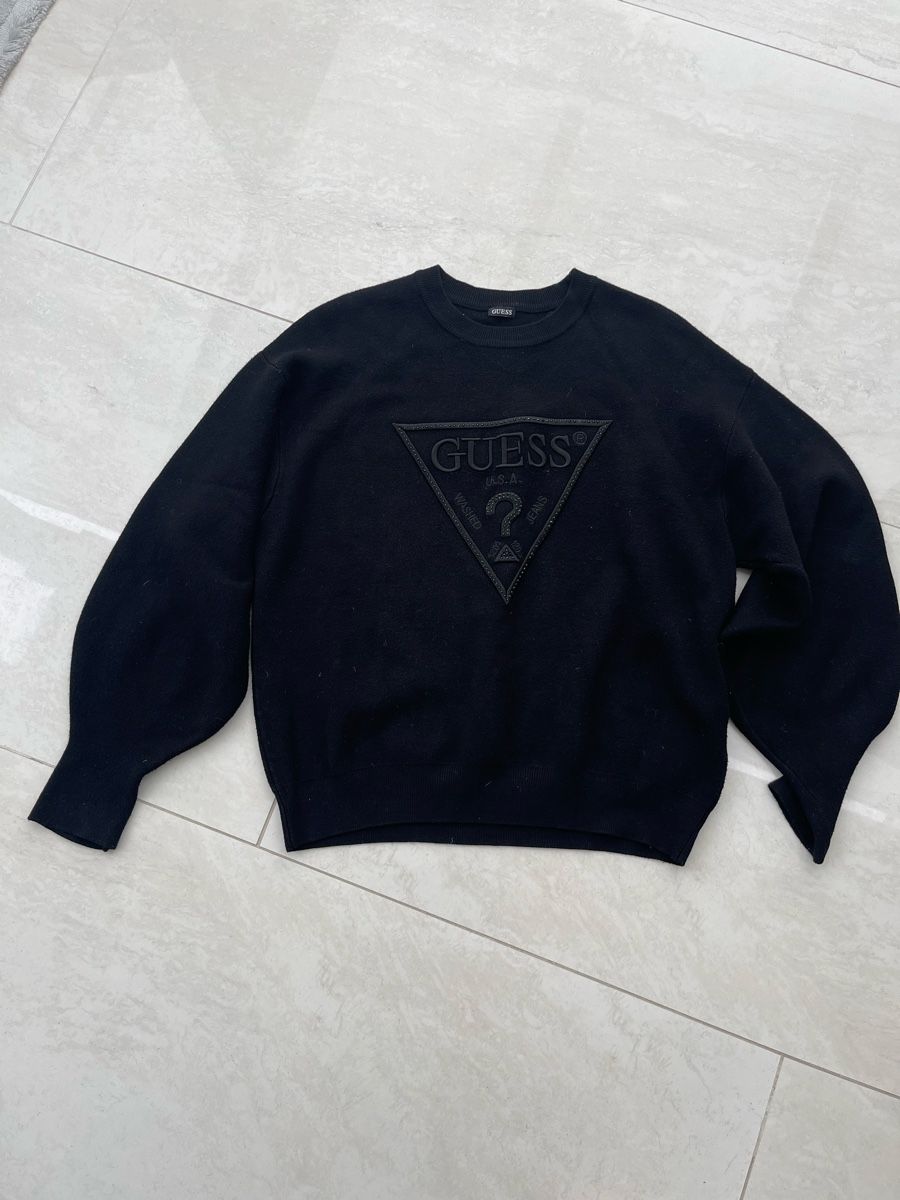 Guess Pullover & Sweatshirts: Guess Strickpullover, Grösse S, Schwarz, Top Zustand! – Gebraucht aus Weisslingen von Spiegelbild0