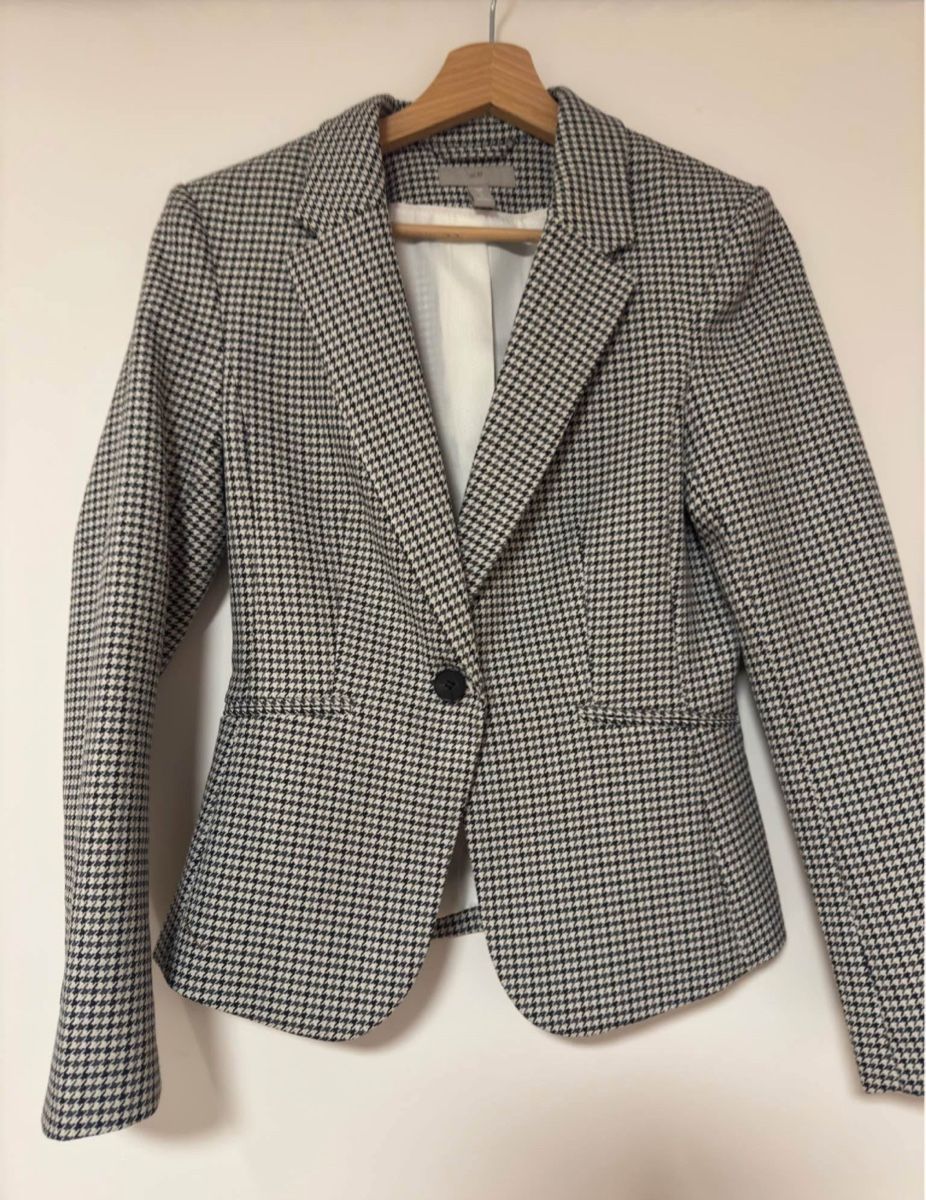 Giacche: Blazer H&M Grösse 36 Hahnentrittmuster – Usato da Niederbüren venduto da Oetschli